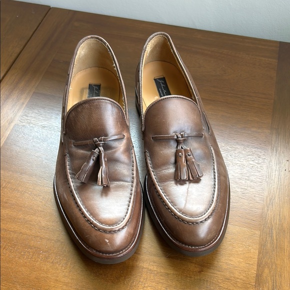 Johnston & Murphy Other - Johnston & Murphy Handcrafted Italian Leather Tassel Loafers Size 11M